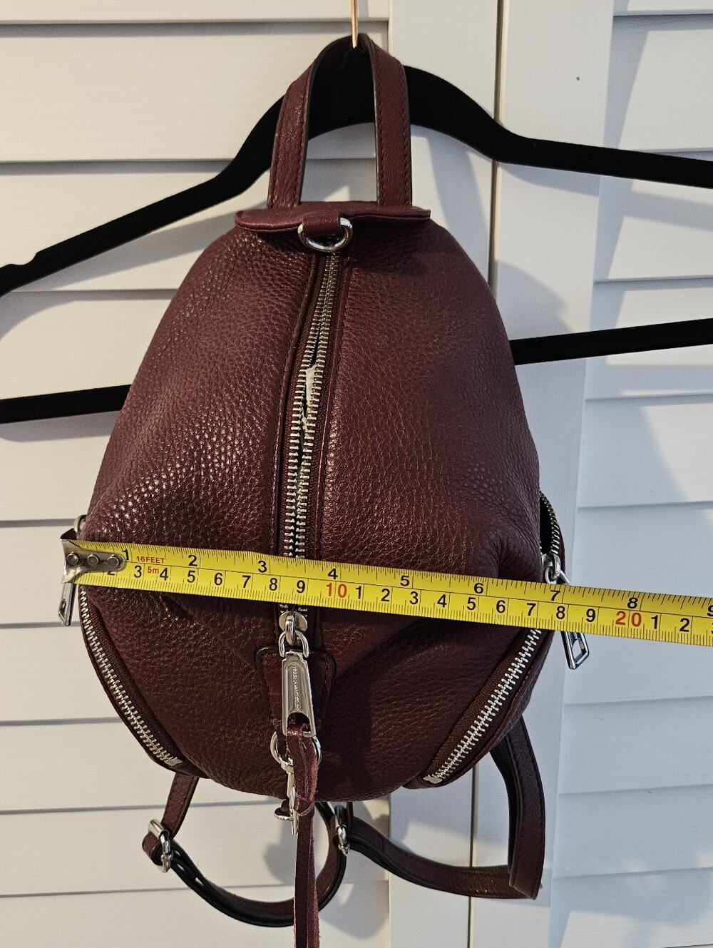 Rebecca Minkoff Burgundy Mini Backpack - Picture 12 of 12